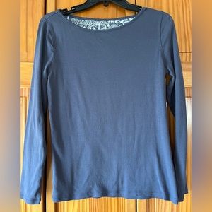 Gray Blue Super Soft Long Sleeve Tee